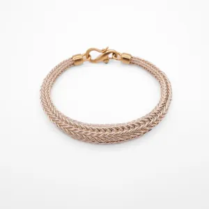 Silver Chain with 18K Gold Clasp