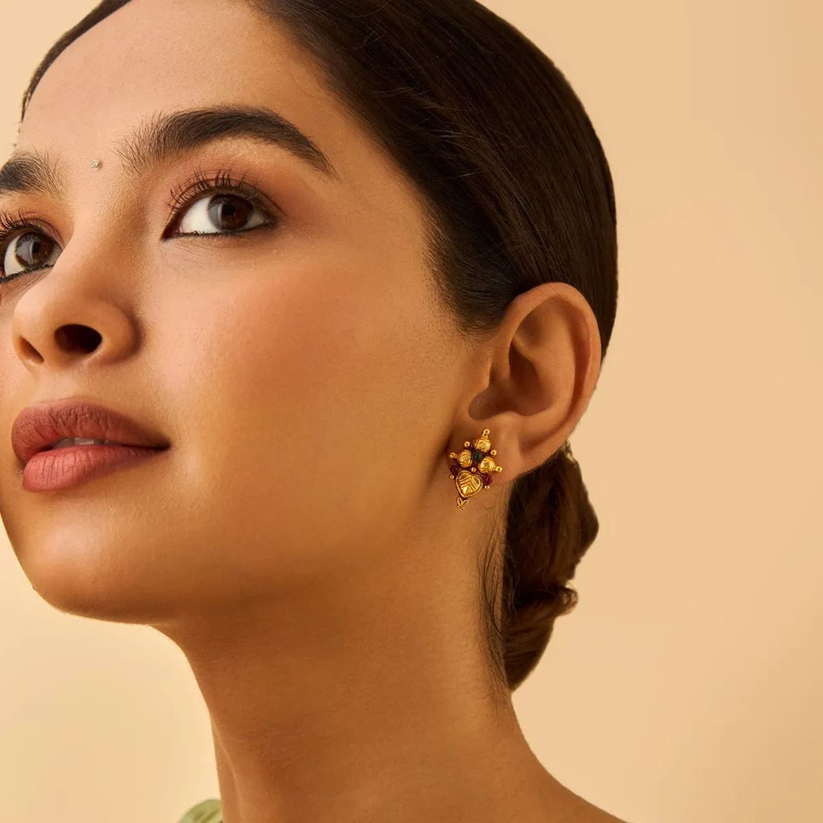 Silver Temple Earring 175731