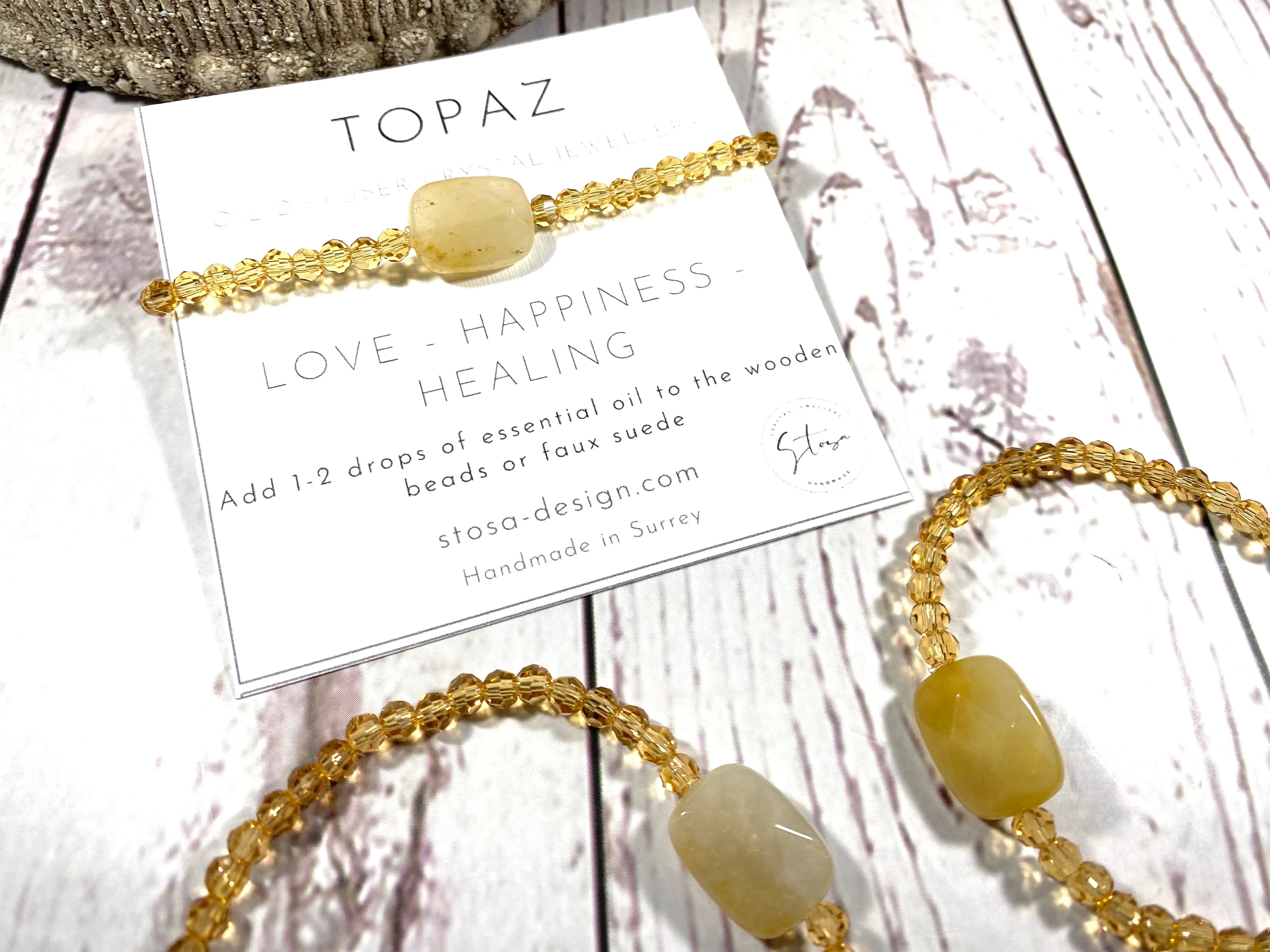 Topaz Tiny Diffuser Bracelet