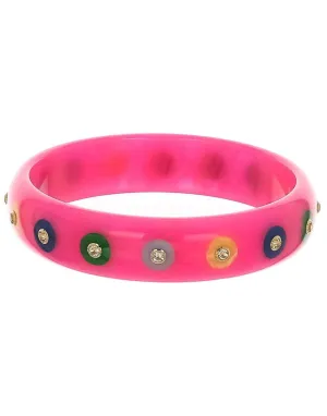 White Topaz Pink & Multi Color Bakelite