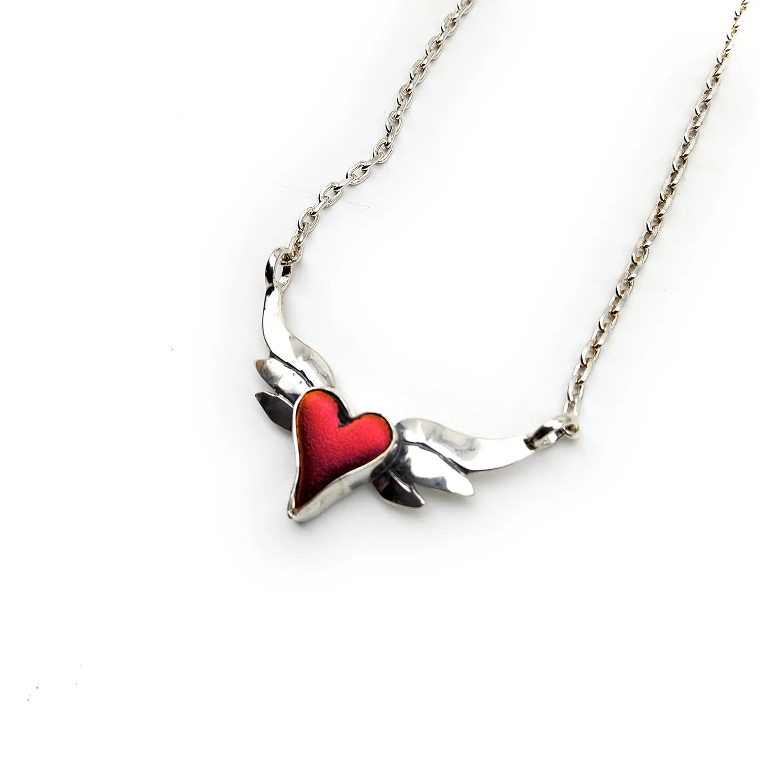 Winged Heart Necklace
